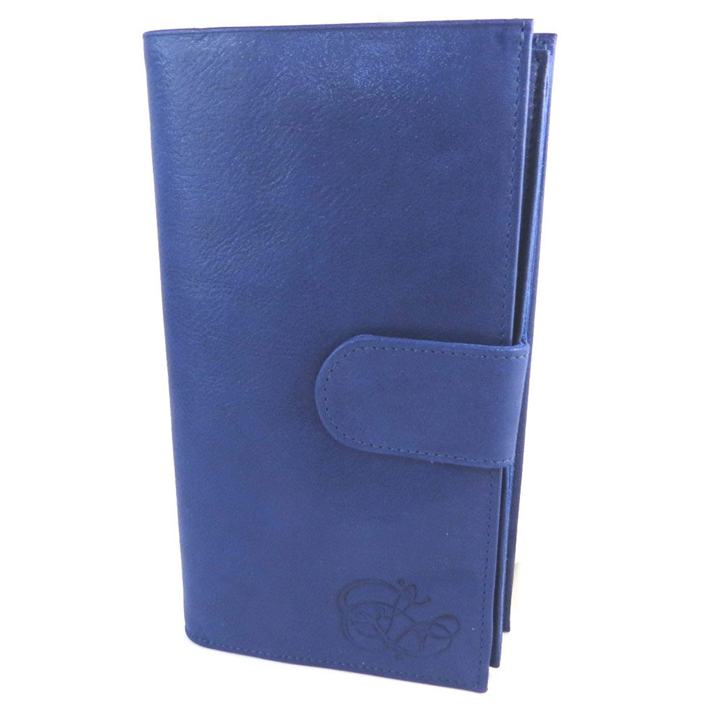 Compagnon cuir pailleté \'Les Trésors De Lily\' bleu de France - 20x12x35 cm - [N9014]
