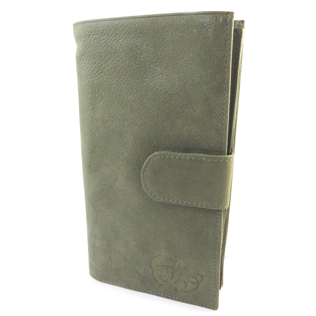 Compagnon cuir pailleté \'Les Trésors De Lily\' vert treillis - 20x12x35 cm - [N9021]