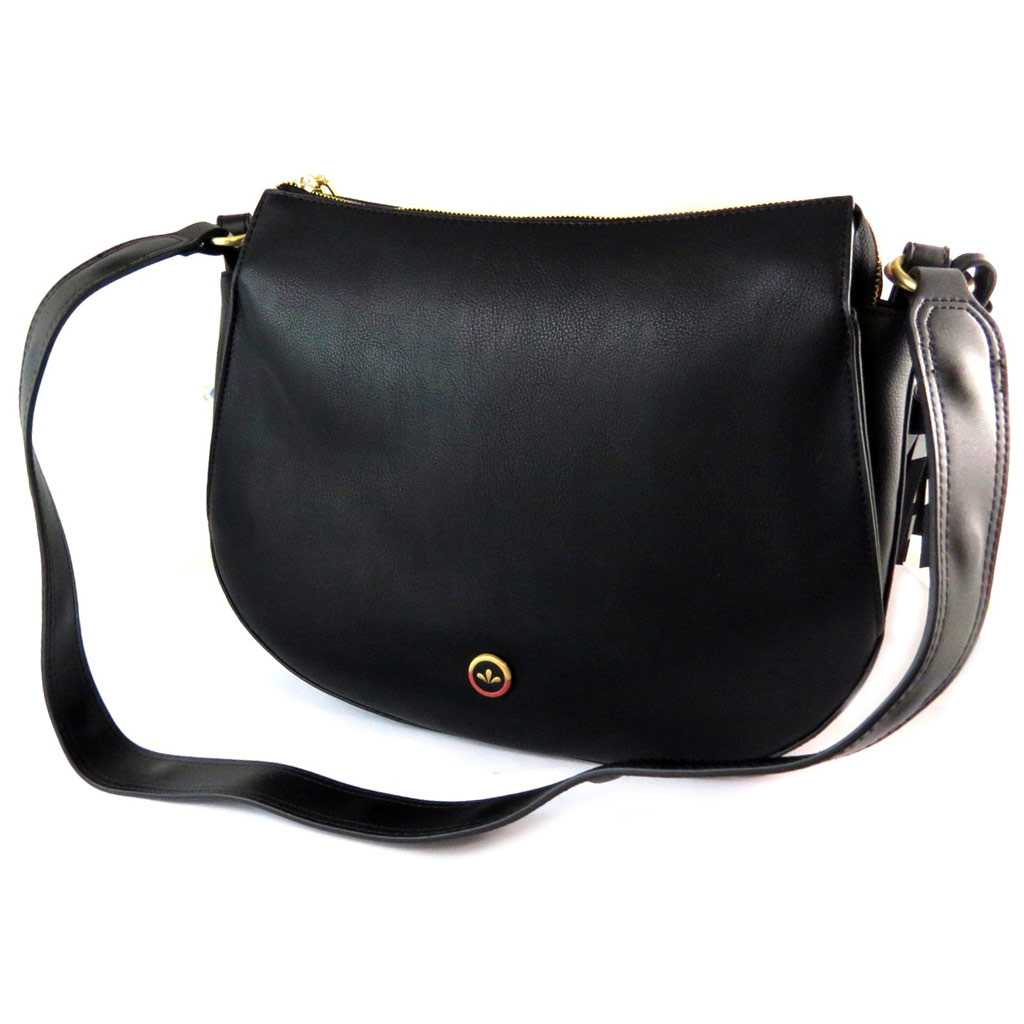 Sac créateur \'Nica\' noir  - 36x275x9 cm - [N9119]