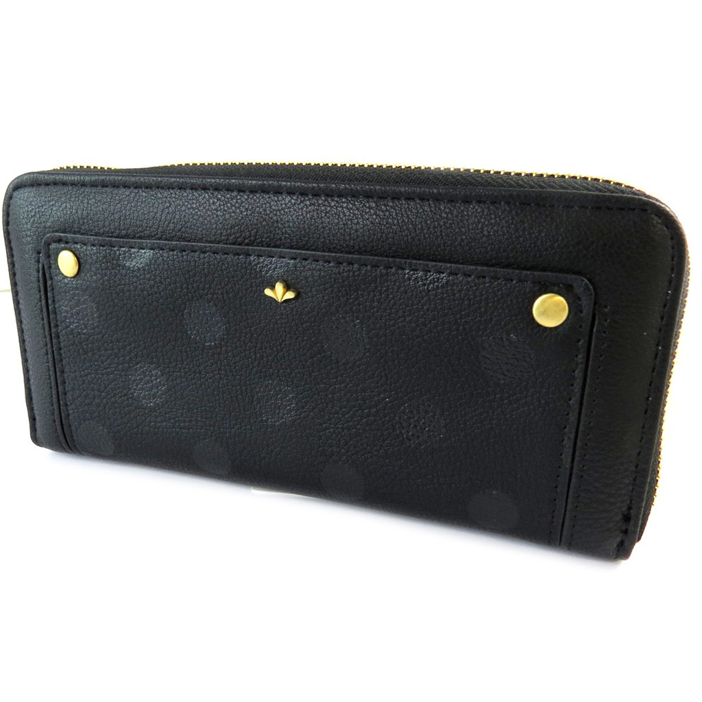 Compagnon zippé \'Nica\' noir pois  - 195x10x2 cm - [N9149]