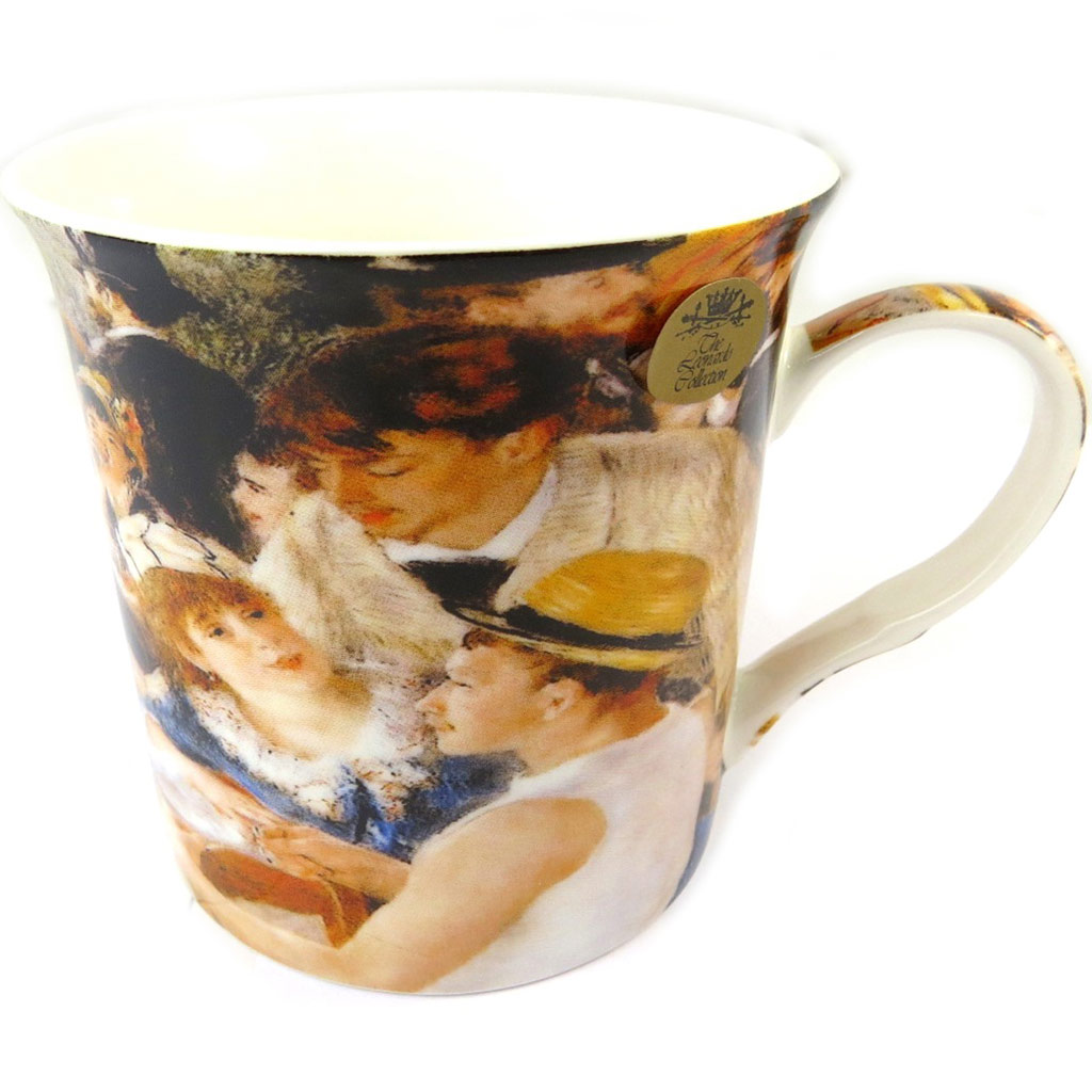 Mug porcelaine \'Auguste Renoir\' Le déjeuner des Canotiers - 115x85 cm - [P0330]