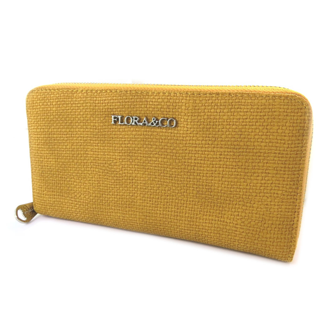 Compagnon Zippé \'Flora\' camel -20x105x2 cm - [P0420]