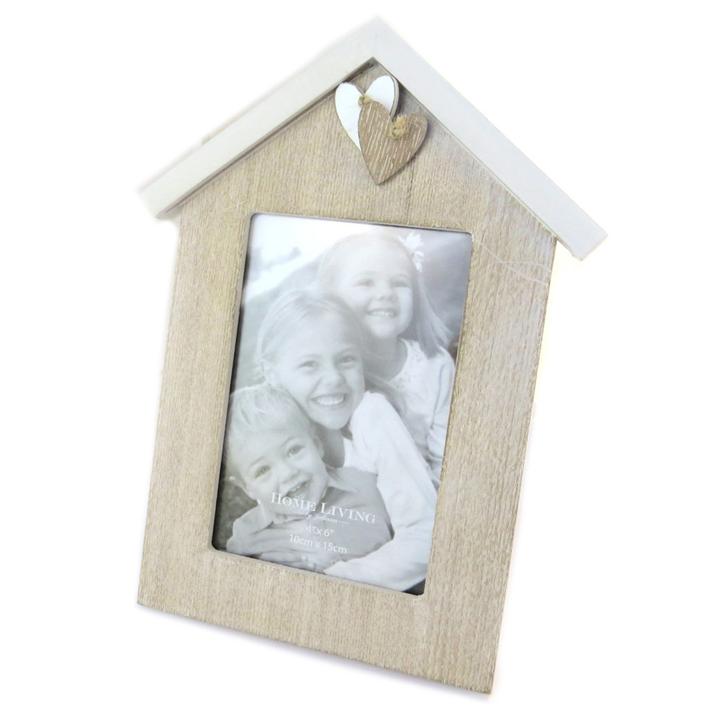 Cadre Photo \'Home\' beige (15x10 cm) - [P1082]