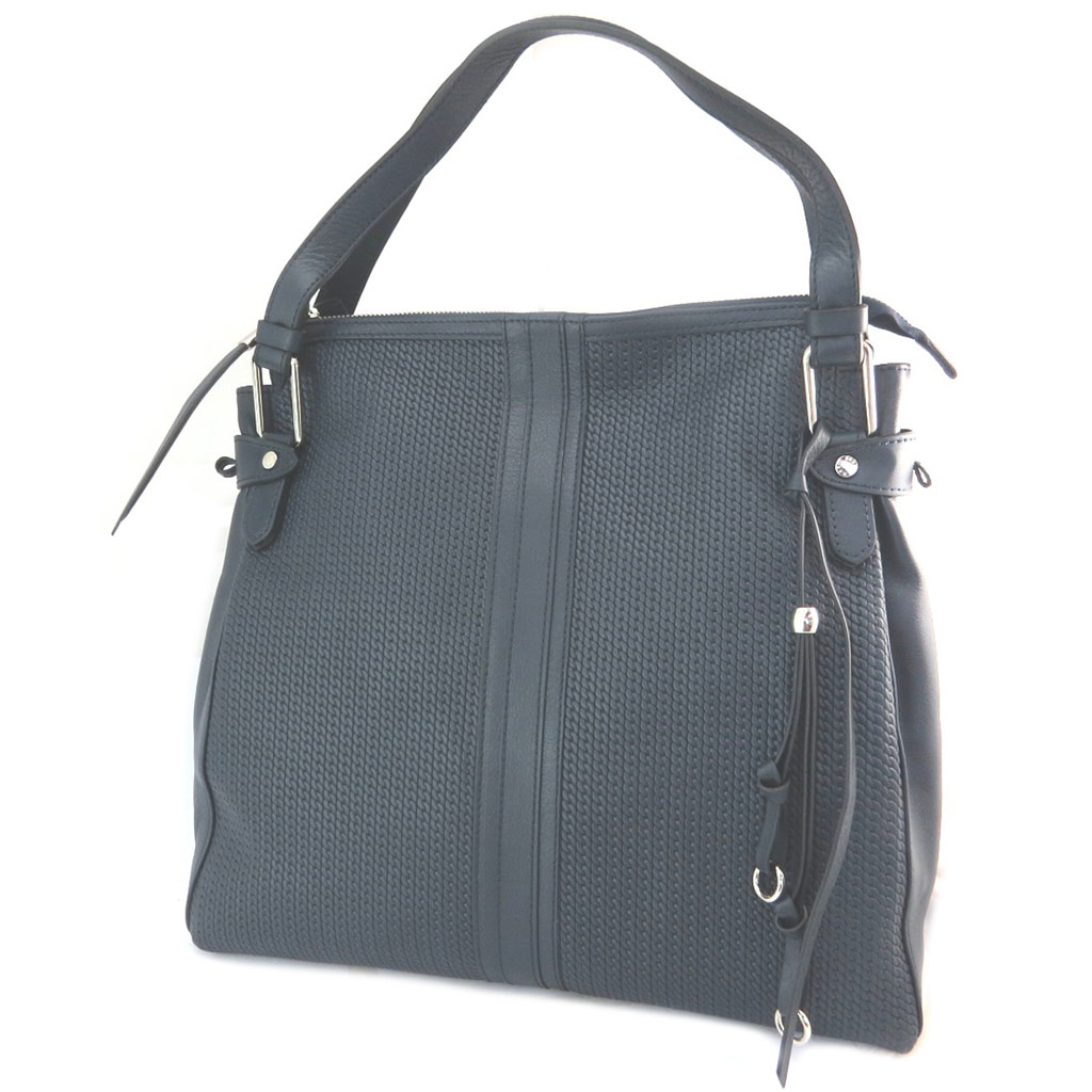 Sac cuir \'Gianni Conti\' marine - 36x34x12 cm - [P3002]