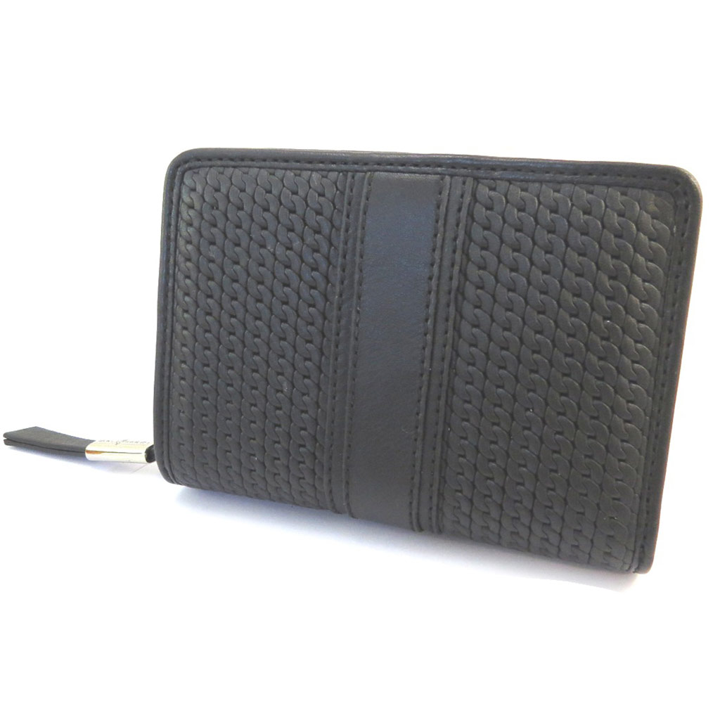 Portefeuille cuir \'Gianni Conti\' noir - 135x10x35 cm - [P3029]