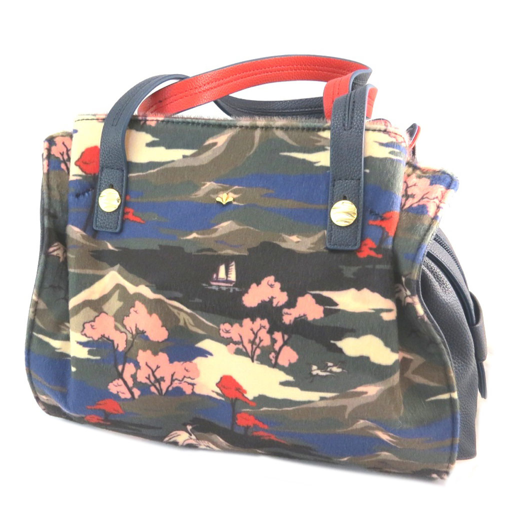 Sac créateur \'Nica\' marine multicolore  - 285x24x10 cm - [P3425]