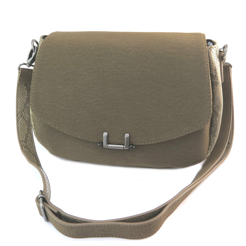 Sac créateur \'Lollipops\' kaki - 29x22x12 cm - [P3491]