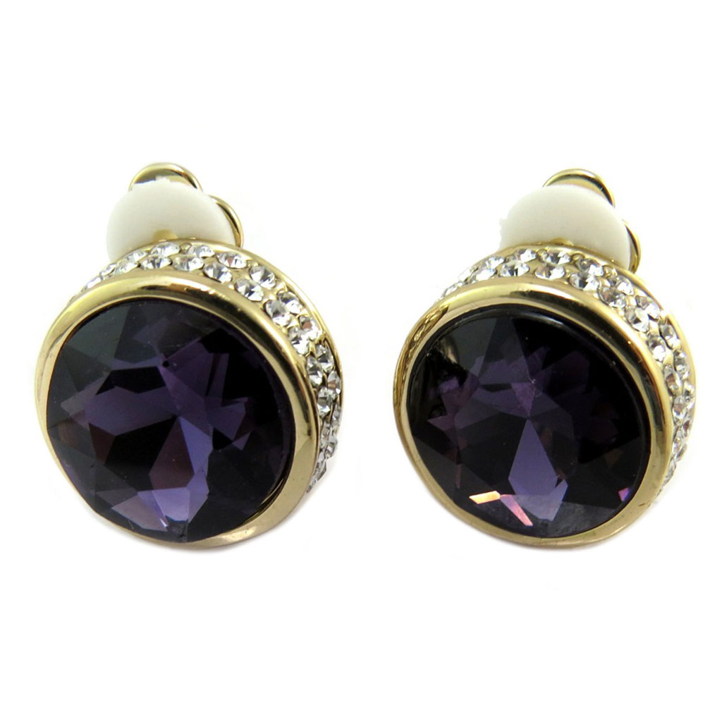 Clips Créateur \'Sissi\' violet doré -  15 mm - [P5000]