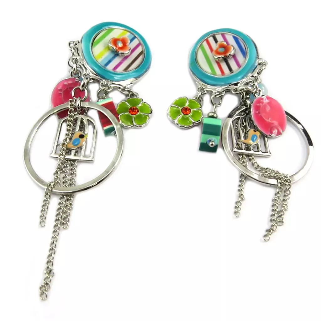 les trésors de lily Clips créateur 'Lilipoupettes' multicolore argenté 90x30 mm [P7430]