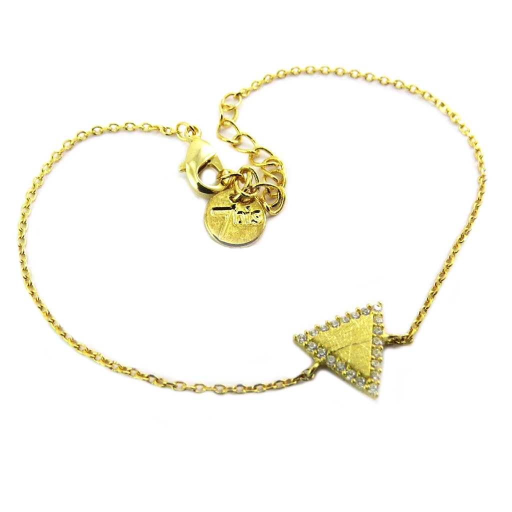 Bracelet artisanal \'Cleapatra\' blanc doré -  10x10 mm - [P8278]