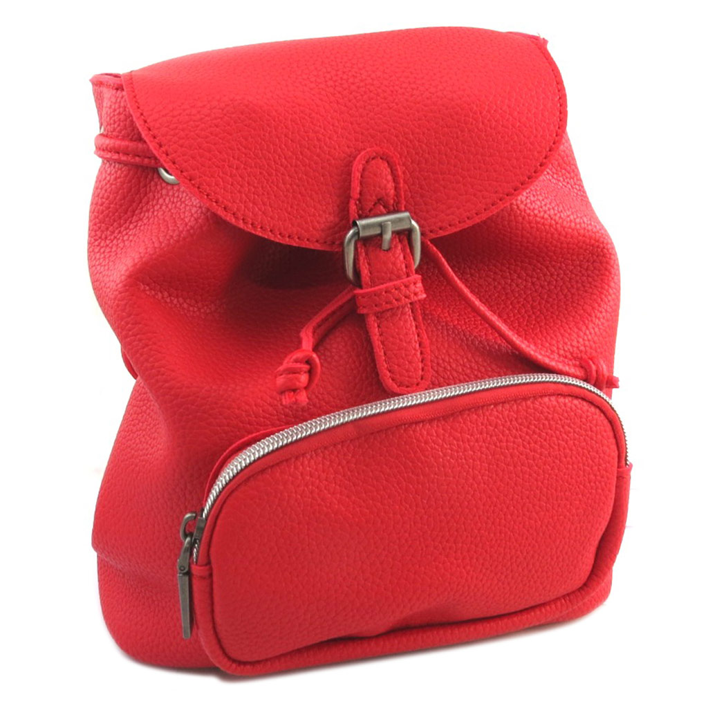 Sac à dos \'Scarlett\' rouge - 27x26x115 cm - [P8678]