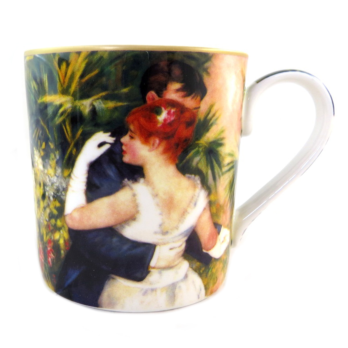 Mug porcelaine \'Auguste Renoir\' (Danse à la ville) - 12x85 cm (38 l) - [Q0212]
