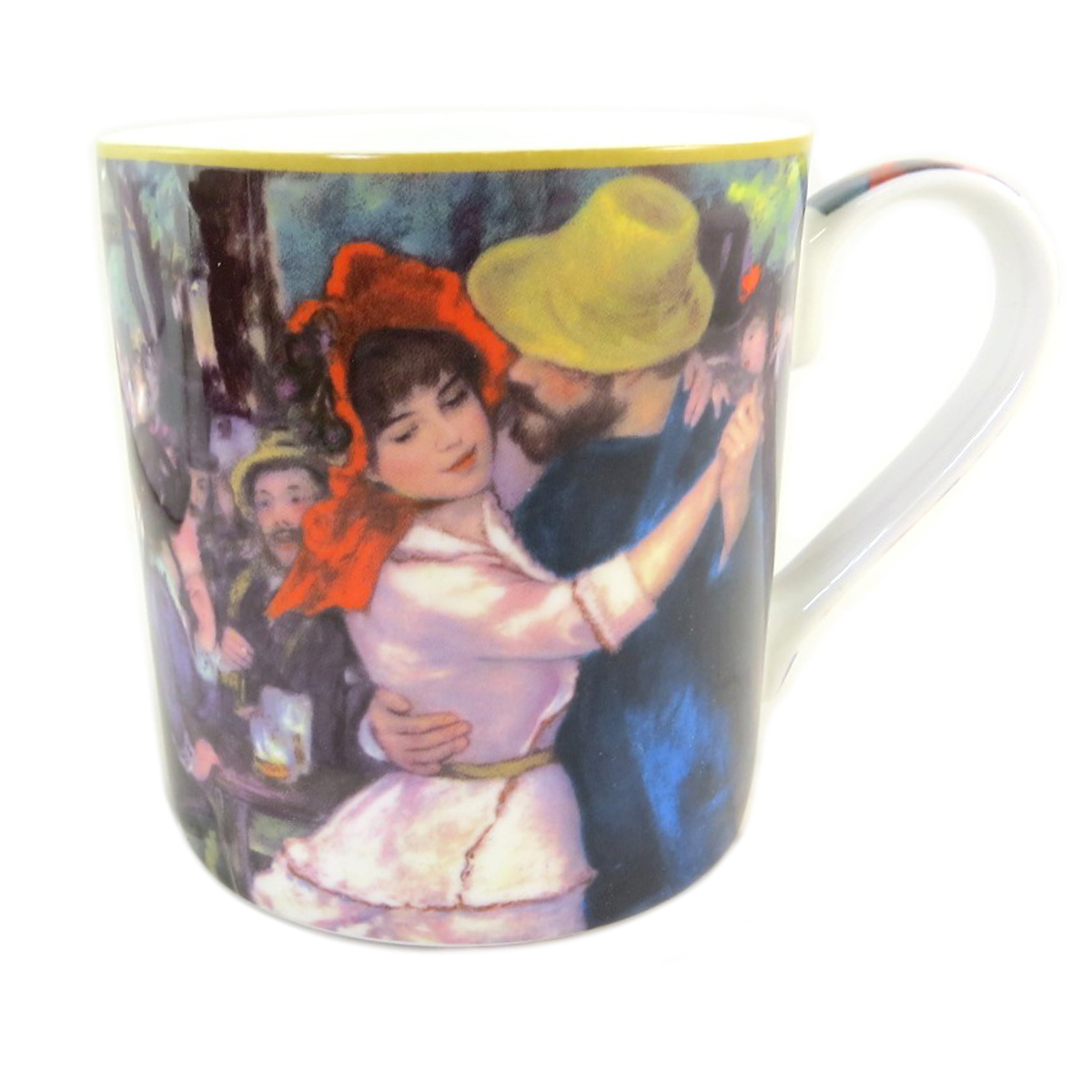 Mug porcelaine \'Auguste Renoir\' (Danse à Bougival) - 12x85 cm (38 l) - [Q0213]