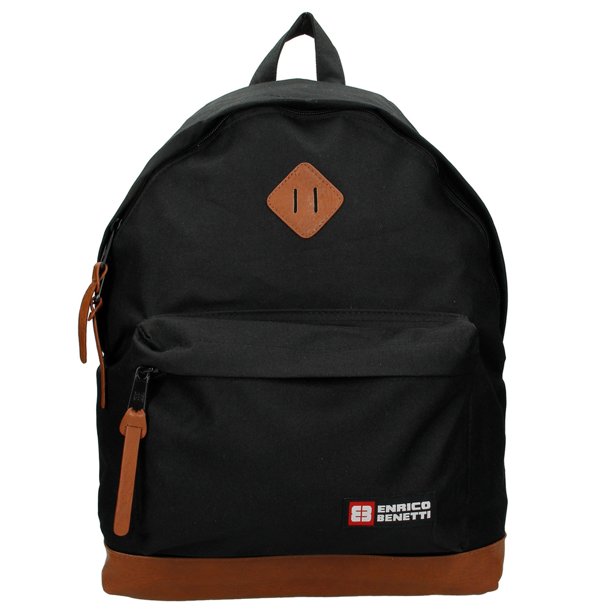 Sac à dos \'Enrico Benetti\' noir (spécial ordinateur 14\') - 43x31x14 cm - [Q1765]