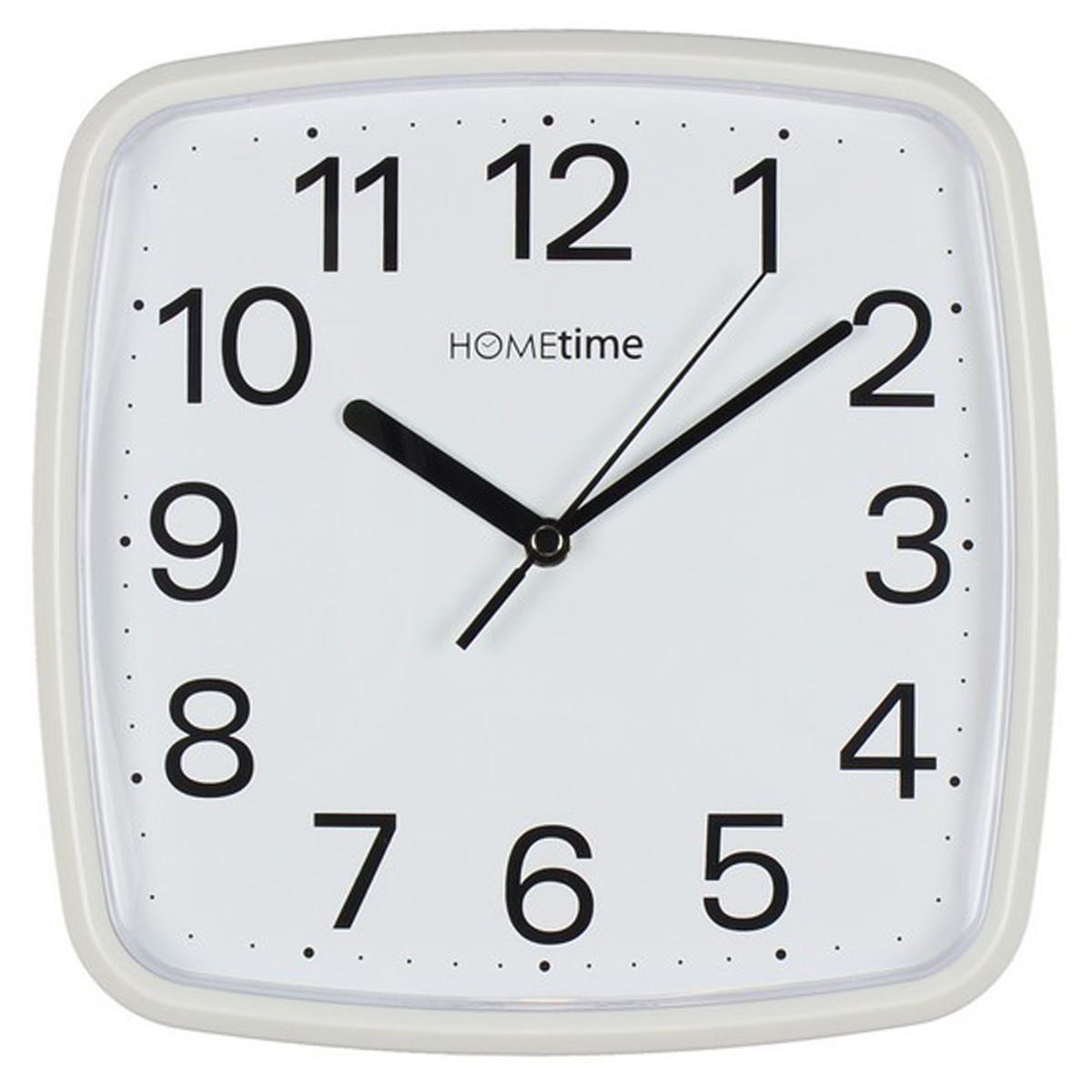 Horloge Murale \'Design\' blanc - 24x24 cm - [Q2082]