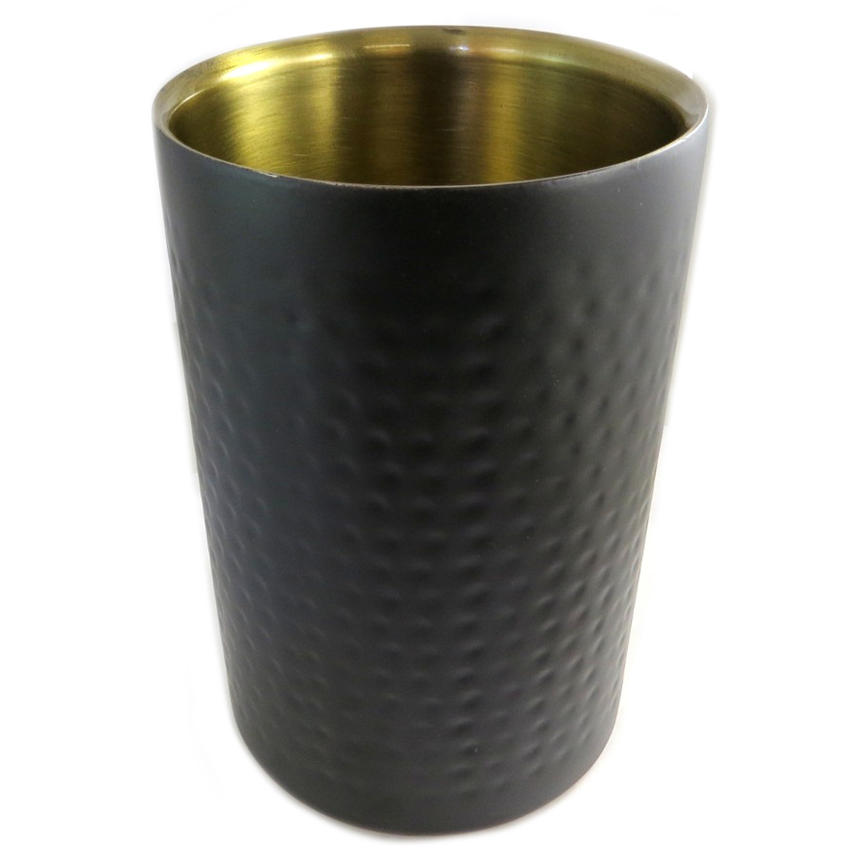 Rafraichisseur de bouteille \'Dégustation\' noir doré - 18x12 cm - [Q3204]