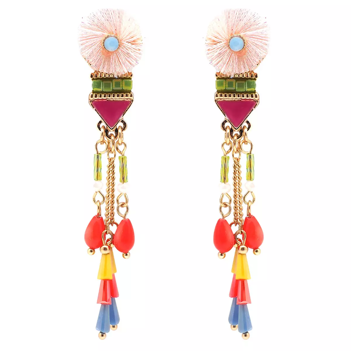 les trésors de lily Clips créateur 'Lilipoupettes' multicolore doré 70x15 mm [Q8758]