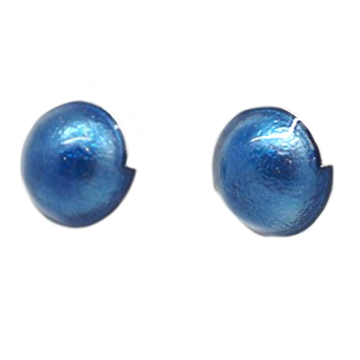 Boucles Créateur \'Nora\' bleu - 15 mm - [Q8762]