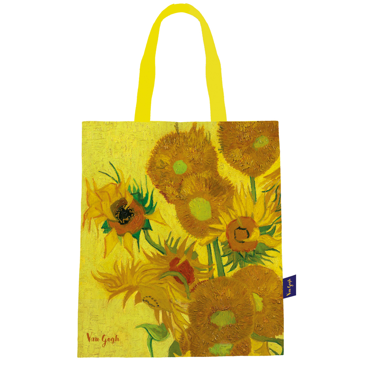 Sac coton / tote bag \'Vincent Van Gogh\' (Les Tournesols) - 44x38 cm - [Q9251]