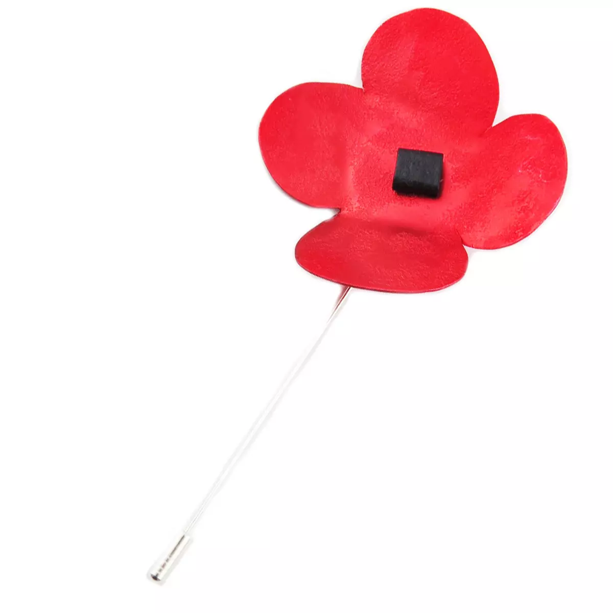 les trésors de lily Broche fibule artisanale 'Aluminirock' rouge 14 cm 70x70 mm [R1248]
