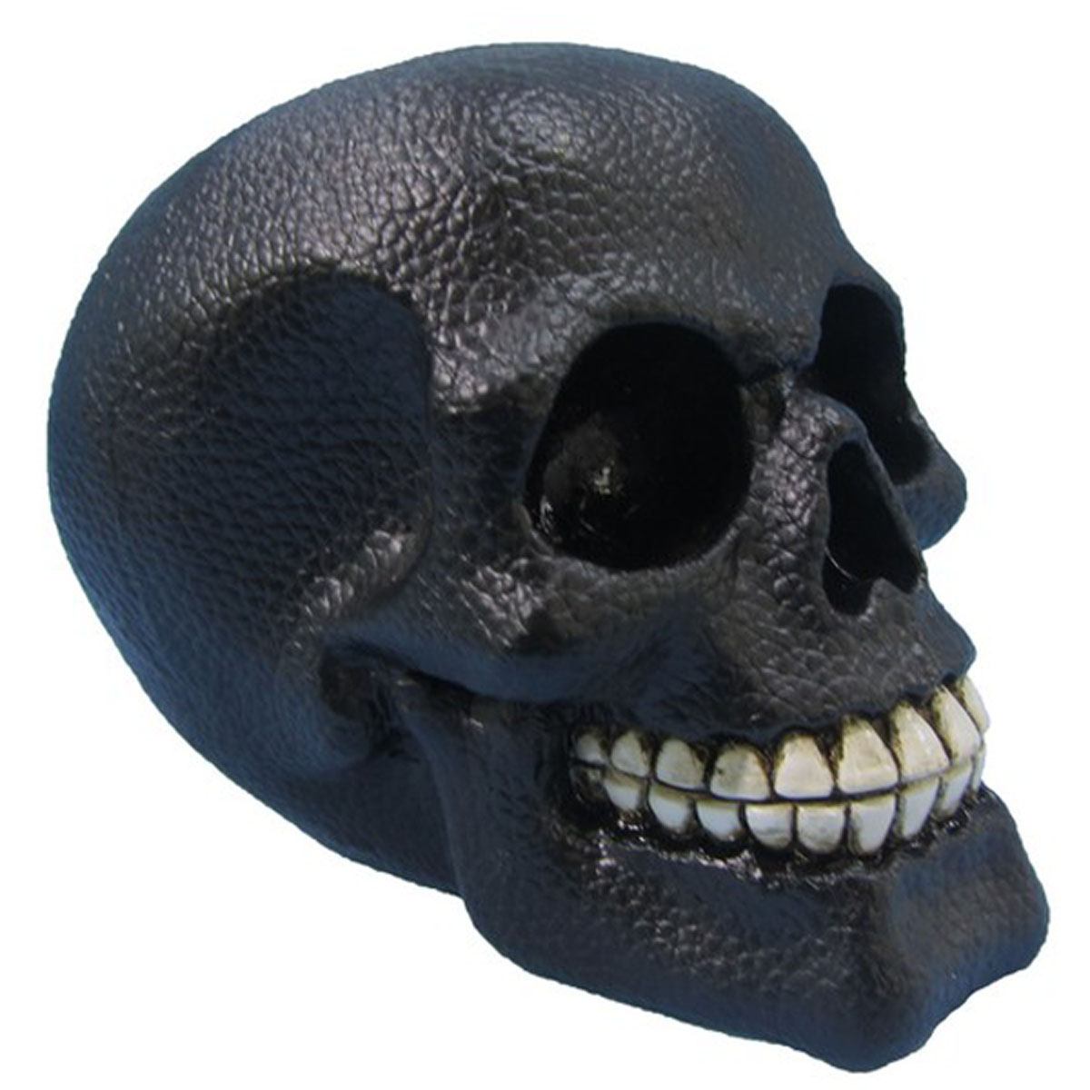 Figurine résine \'Tête de Mort\' noir (cuir) - 156x118x108 cm - [R1467]