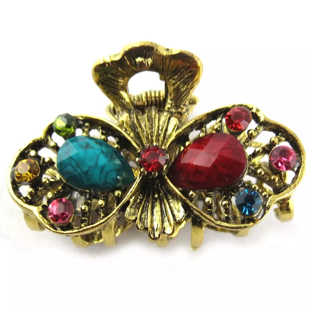 les trésors de lily Pince créateur 'Bohemian Rhapsody' multicolore doré 45x28 mm [R5373]