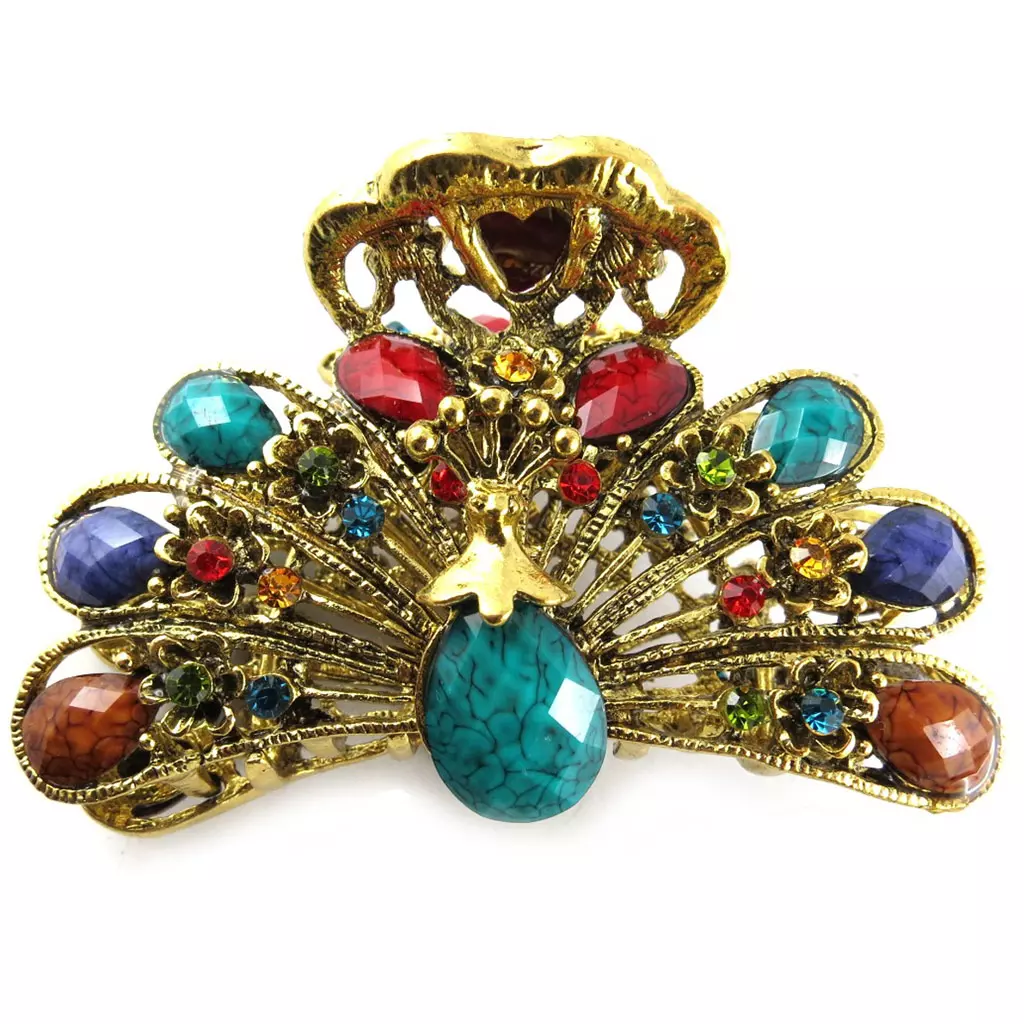 les trésors de lily Pince créateur 'Bohemian Rhapsody' multicolore doré 8x5 cm [R5399]