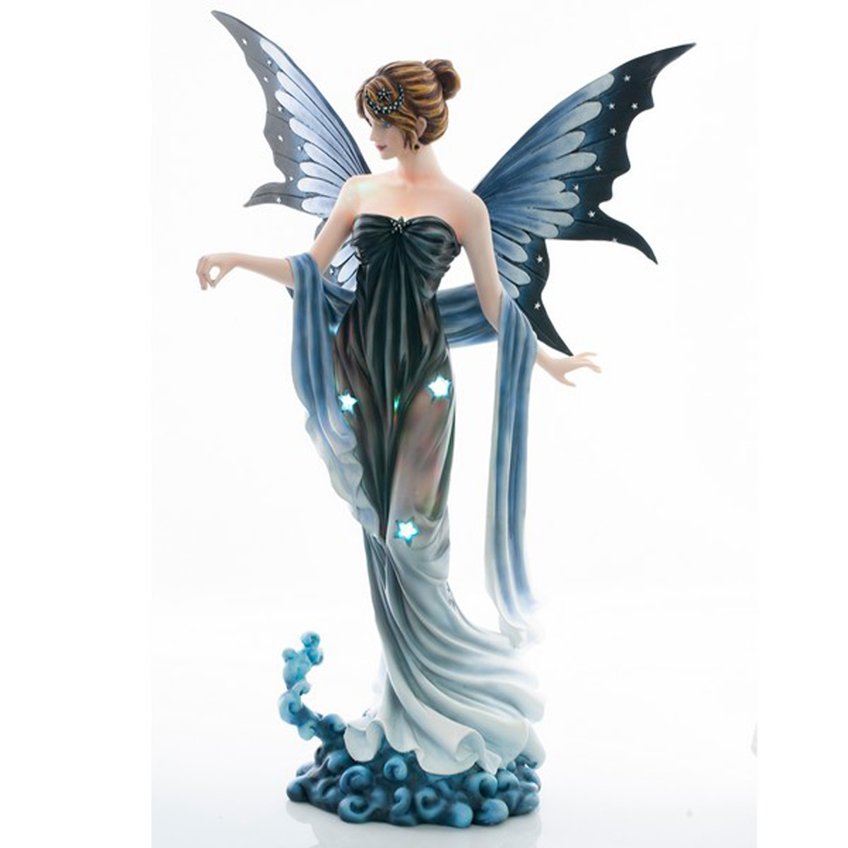 Figurine \'Fairy Dreams\' bleu - 46x28x20 cm - [R6491]