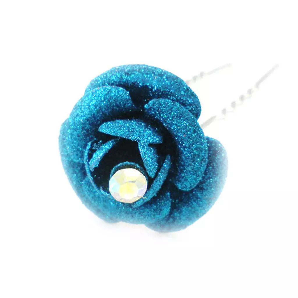 les trésors de lily Picot Créateur 'Rose' Turquoise 25 mm [B7981]