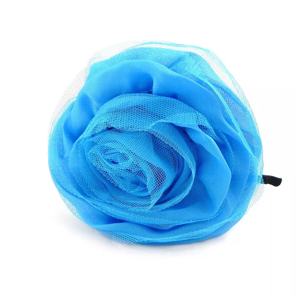 les trésors de lily Serre Tête créateur 'Sissi' bleu 11 cm [H7576]