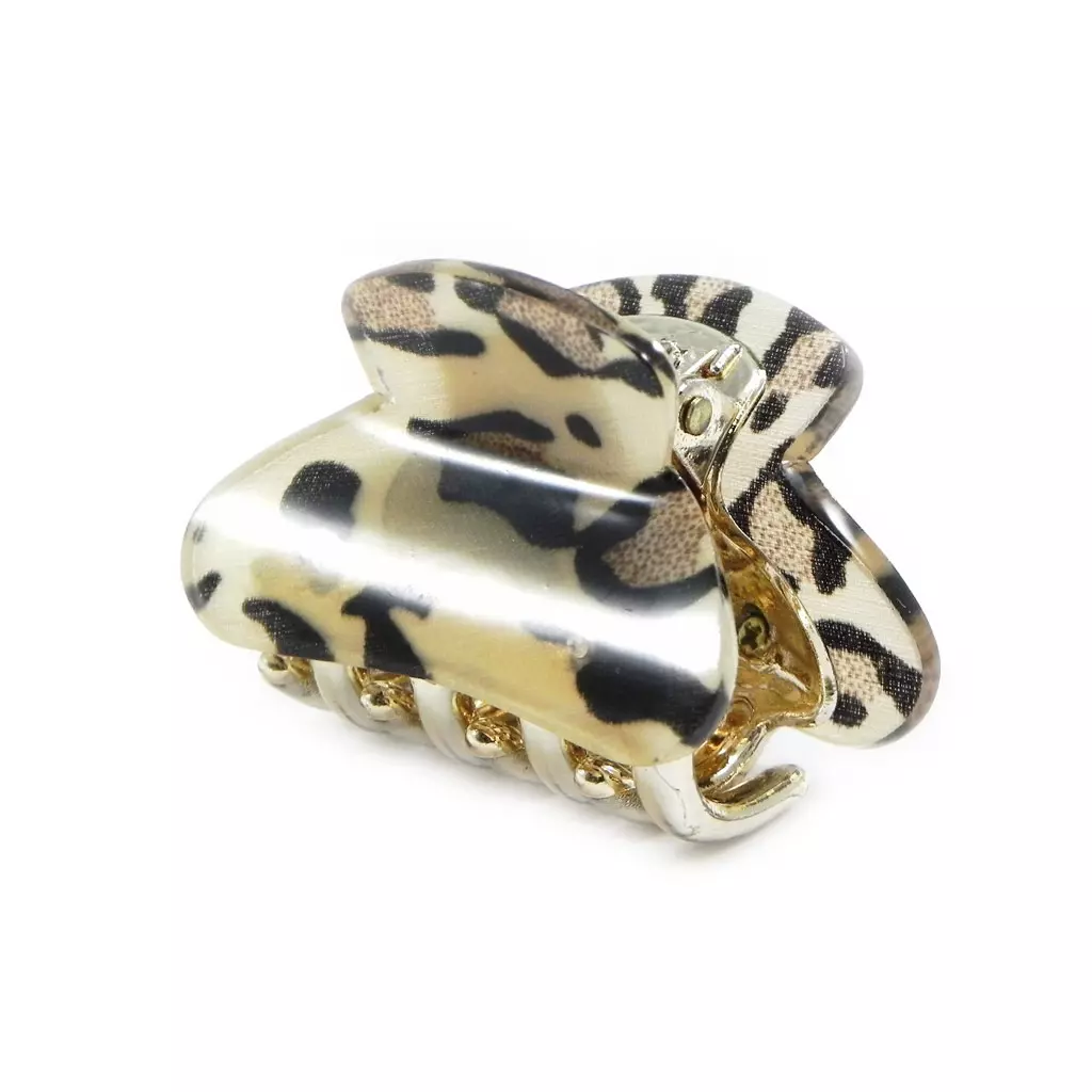 les trésors de lily Pince créateur 'Safari Queen' marron doré 45x25 mm [I2654]