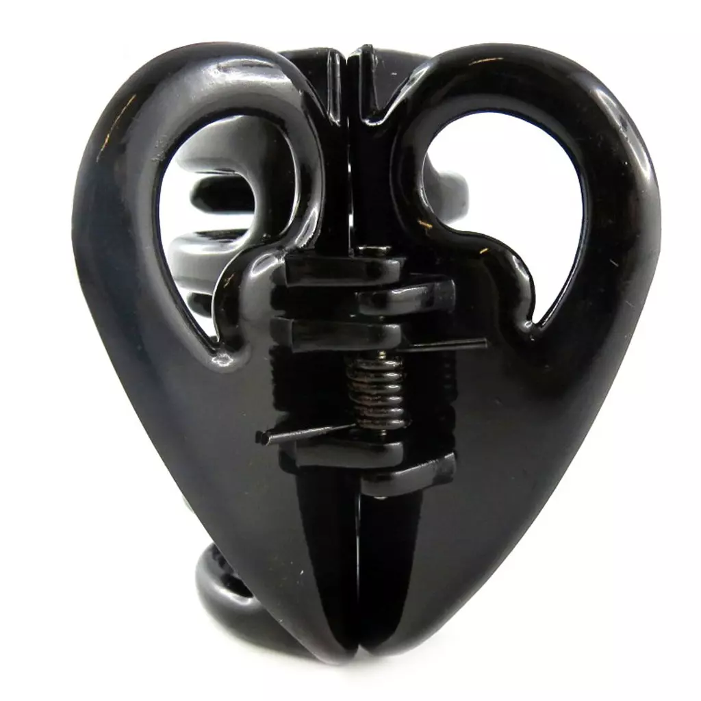 les trésors de lily Pince 'Love' noir 6x5 cm [L1872]