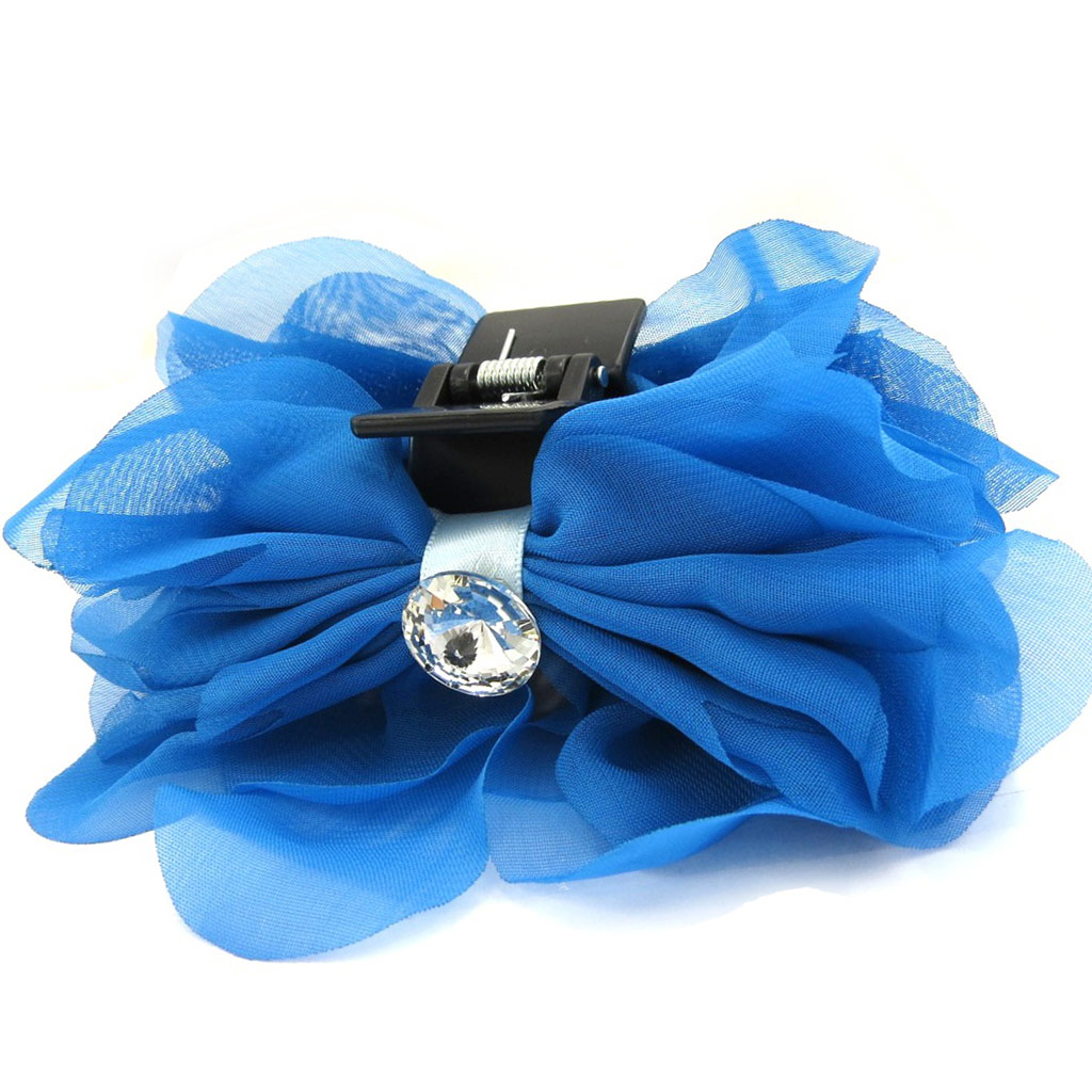 Pince créateur \'Scarlett\' bleu - 12x10 cm - [L6208]