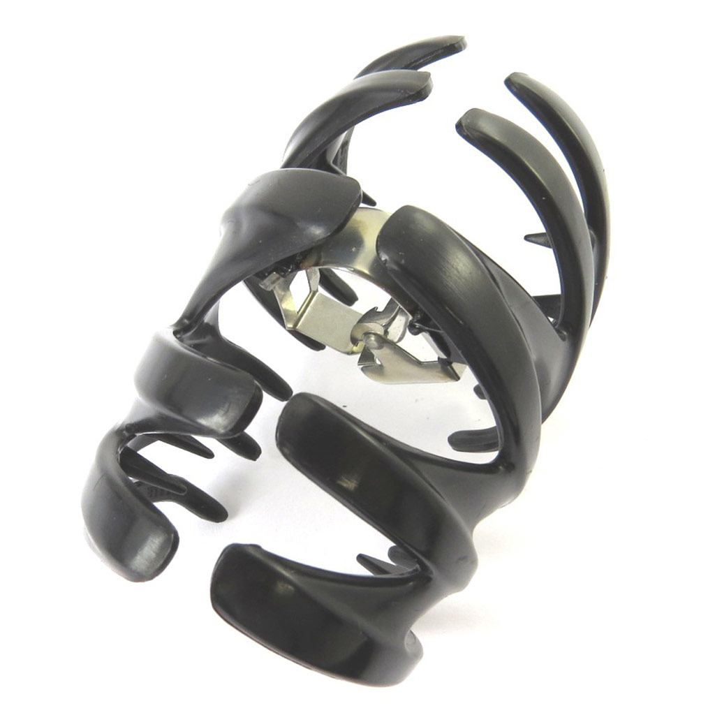 Pince \'Simplicité\' noir - 9x5 cm - [M9364]