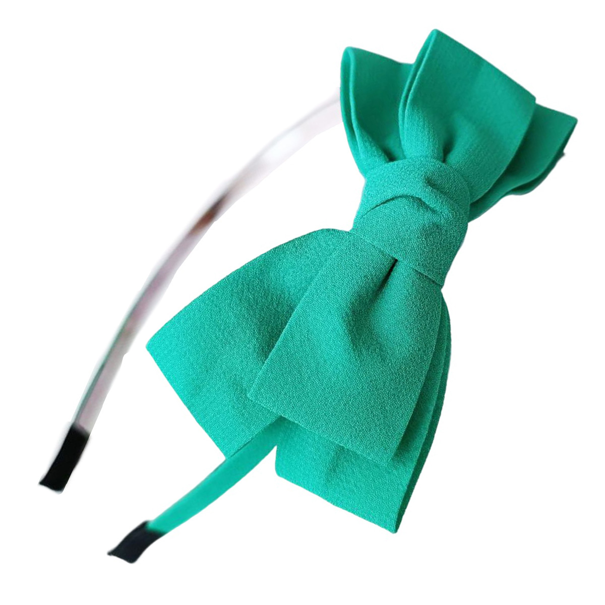 Serre-Tête créateur \'Scarlett\' vert - 10x5 cm - [R7605]