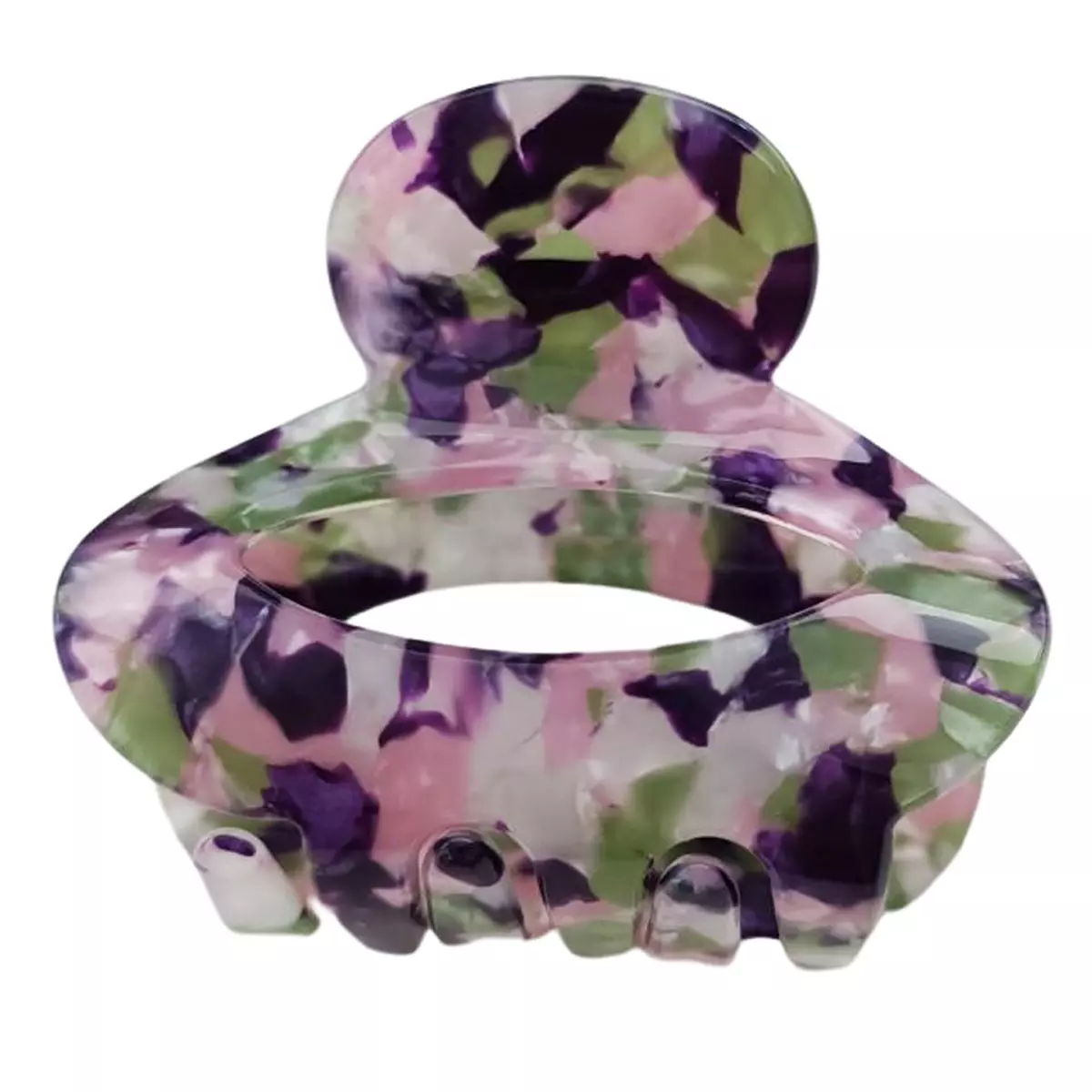 les trésors de lily Pince crabe créateur 'Scarlett' violet 55x40 mm [R7617]