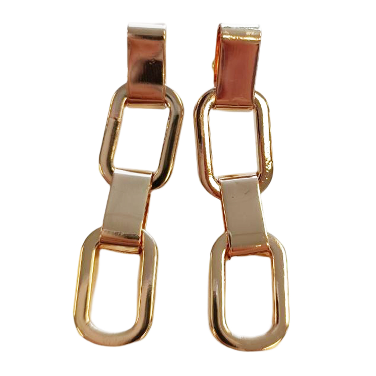 Boucles créateur \'Cléopatra\' doré - 53x12 mm (maille) - [R8113]