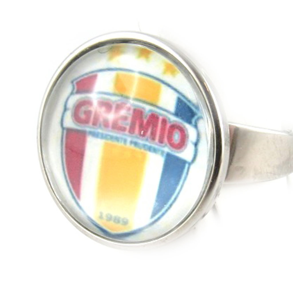 Bague fantaisie \'Football\' GREMIO - 20 mm (vintage) - [K7390]