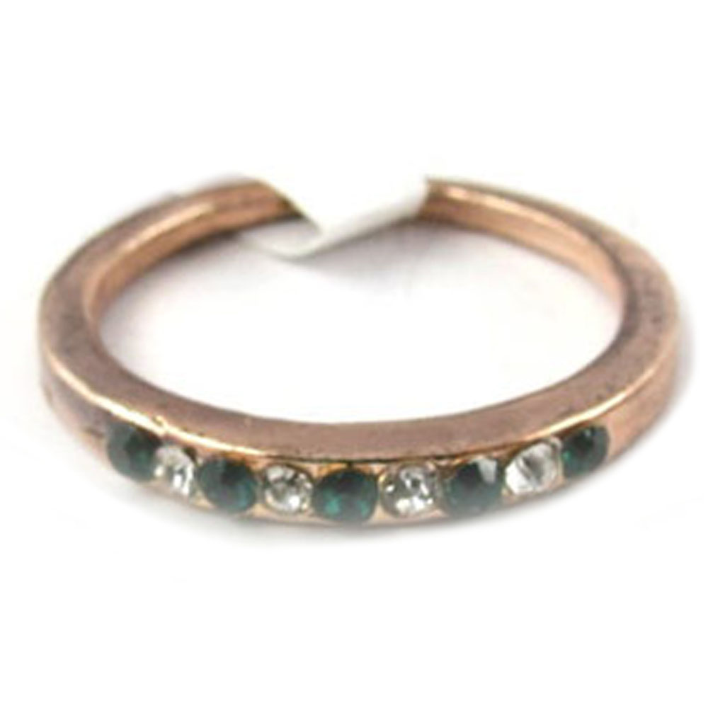 Alliance strass \'Scarlett\' vert - 2 mm - [K8425]
