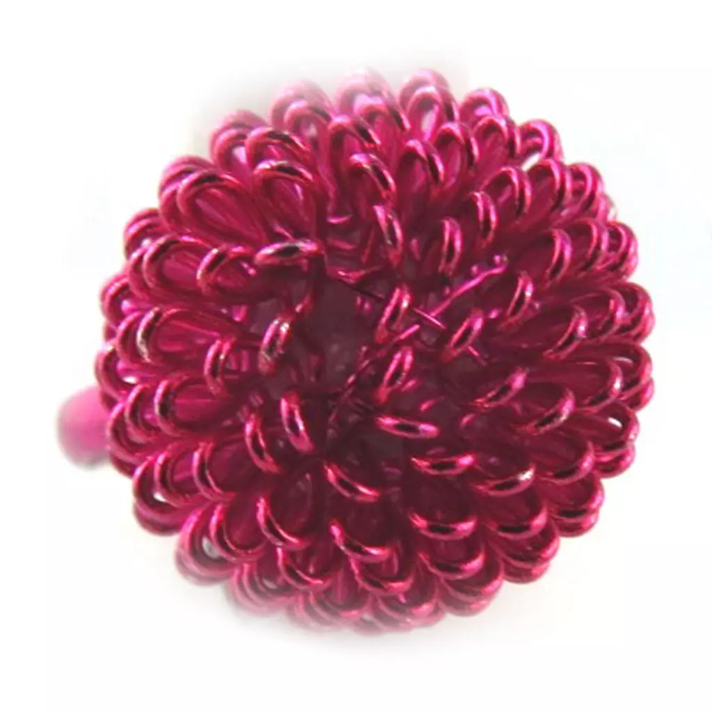 les trésors de lily Bague ajustable 'Scarlett' rose 15 mm [R8287]