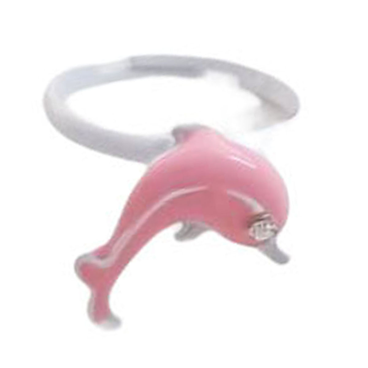 Bague enfant \'Le Monde de Coralie\' rose (dauphin) - 15x13 mm - [R8379]
