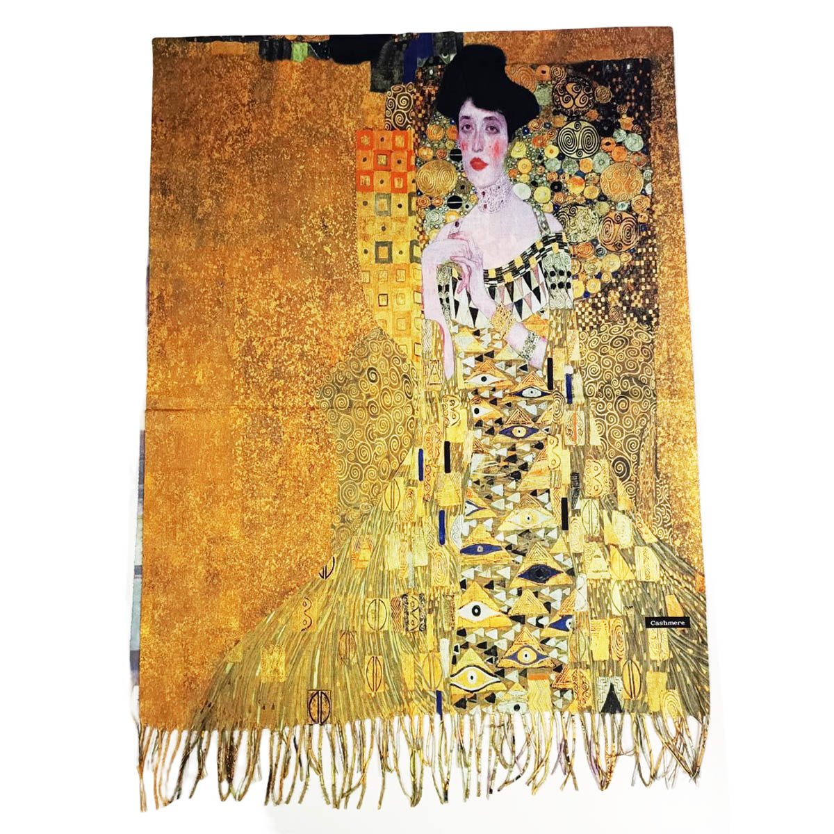 Écharpe cachemire \'Gustav Klimt\' Adèle Bloc-Bauer - 200x70 cm - [R8638]