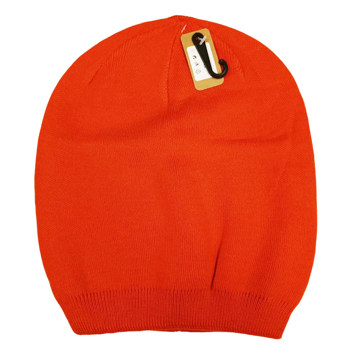 Bonnet laine cachemire \'Highlands\' orange - taille unique - [R8908]