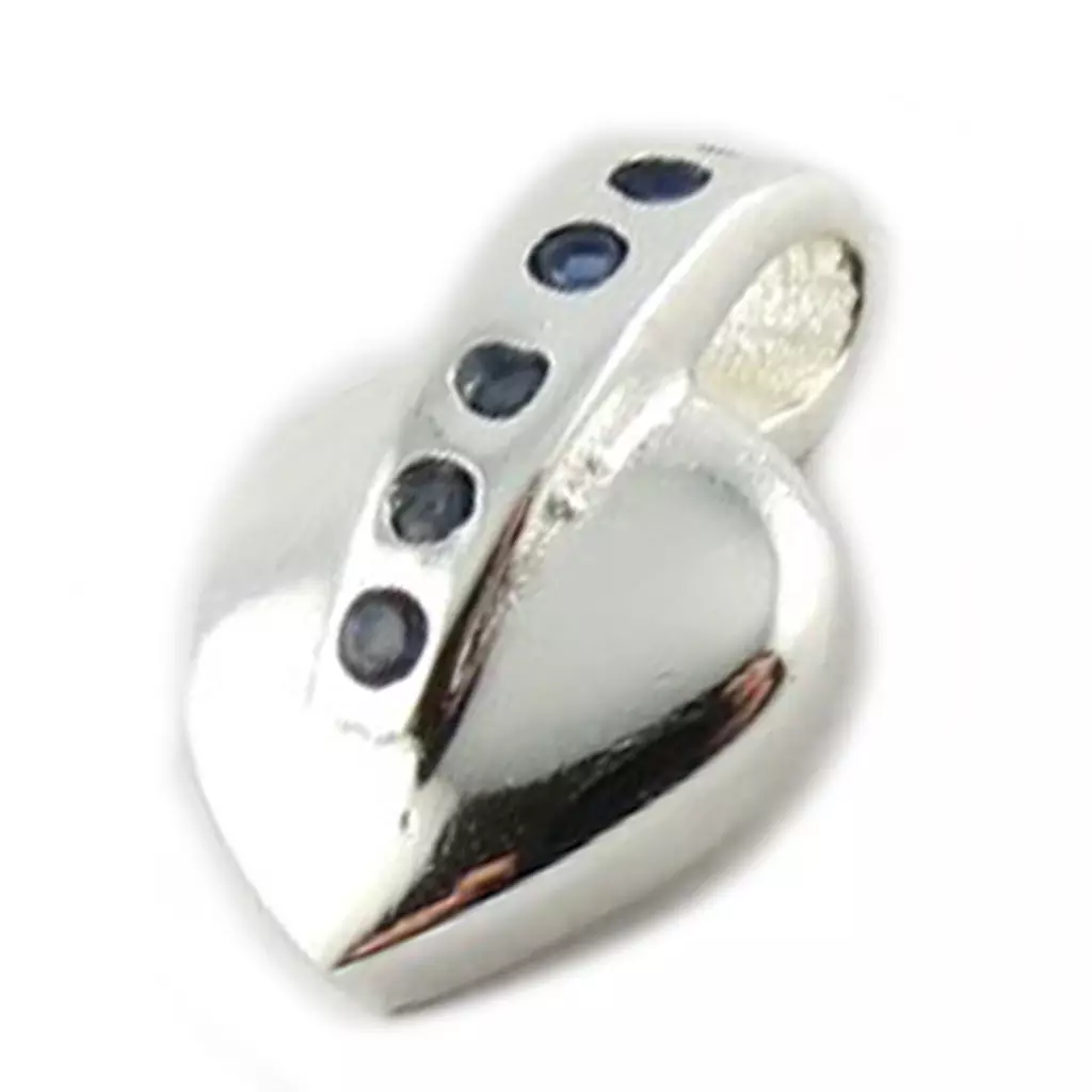 les trésors de lily Pendentif Argent 'Sweet Love' argenté 15x10 mm [E9724]