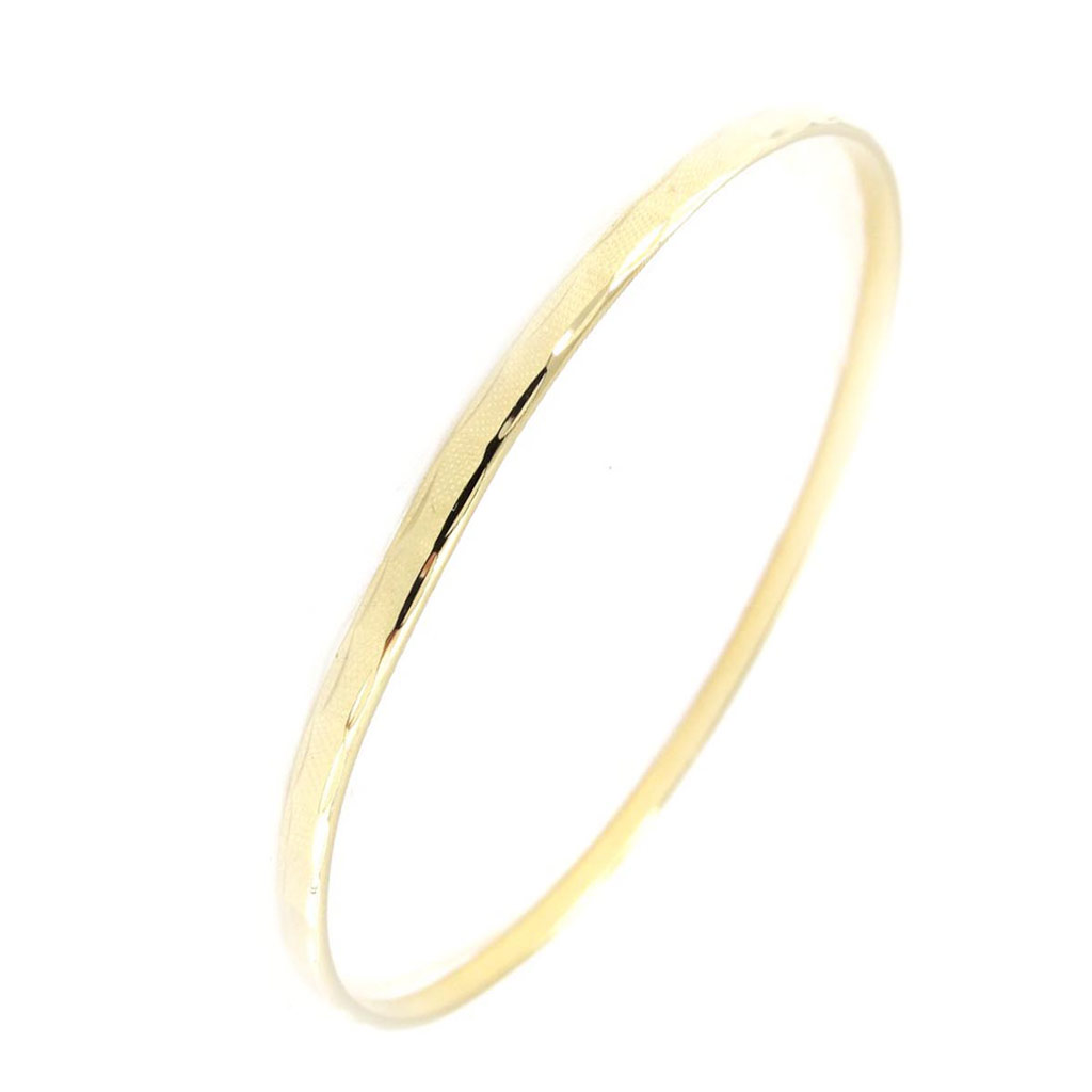 Bracelet Plaqué Or \'Chorégraphie\' doré - 65 mm 4 mm - [F9361]