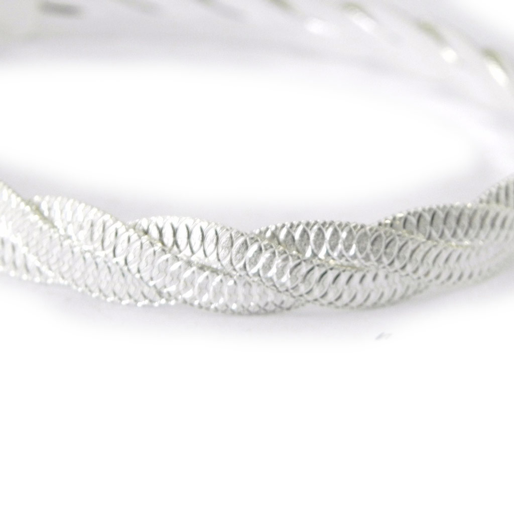 Bracelet Argent \'Lianes Magiques\' argenté - 7 mm - [G1752]