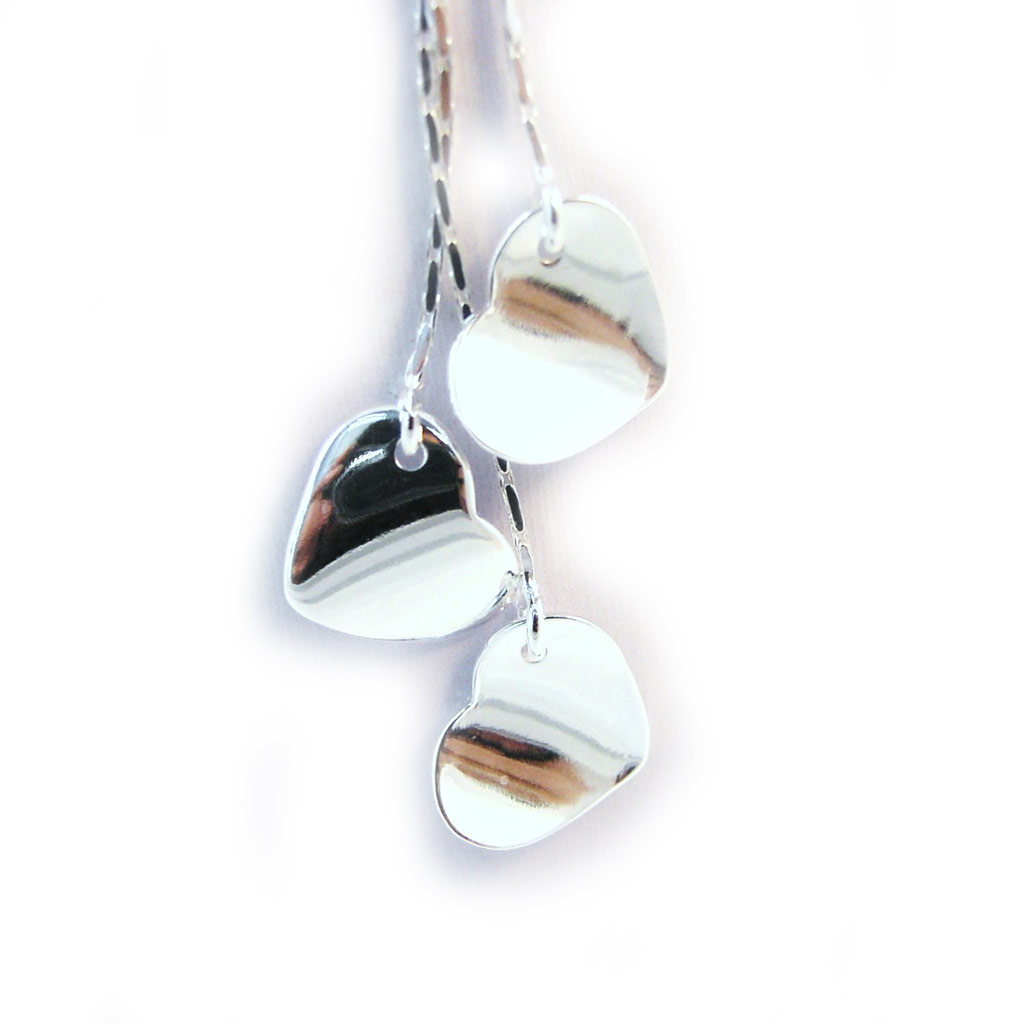Collier Argent \'Love Chorégraphie\' argenté - 72x11 mm - [G1777]