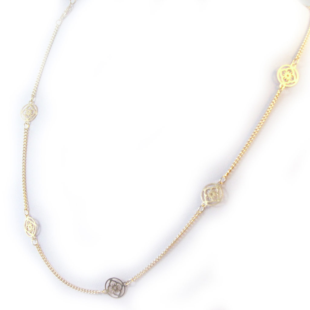 Collier Plaqué Or \'Carmen\' doré - 8 mm - [G1797]