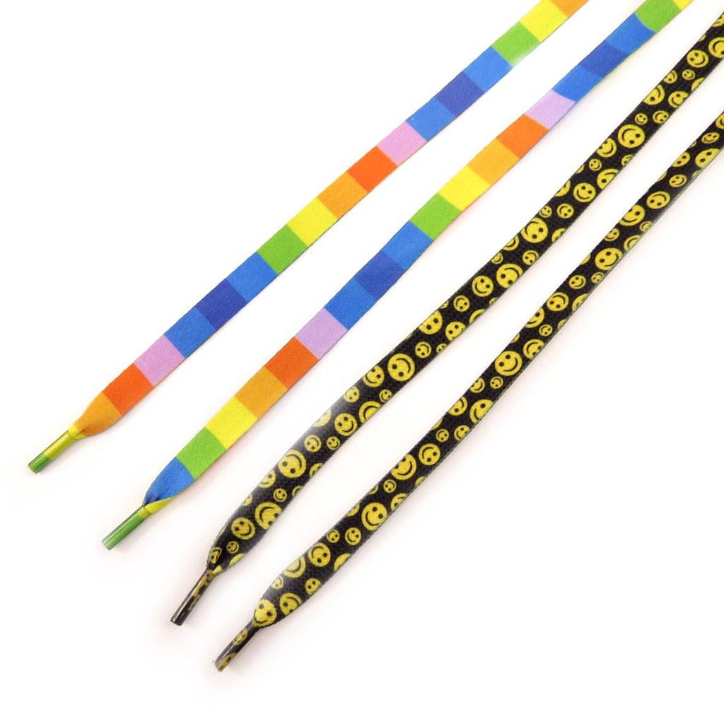 2 paires de lacets \'Gay pride Icônes\'  - [K9457]