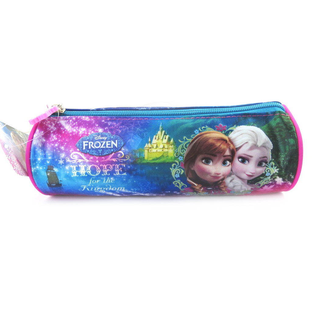 Trousse tube \'Frozen - Reine des Neiges\' rose bleu - [M5386]